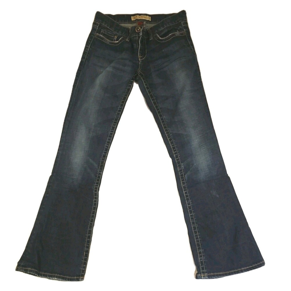 Buckle BKE Sabrina Low Rise Bootcut Flare Jeans Womens 27x33.5 Dark